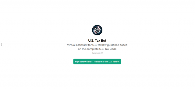 U.S. Tax Bot