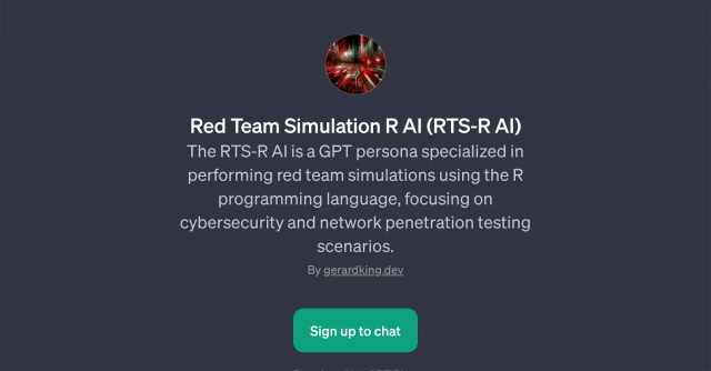 Red Team Simulation R AI (RTS-R AI)