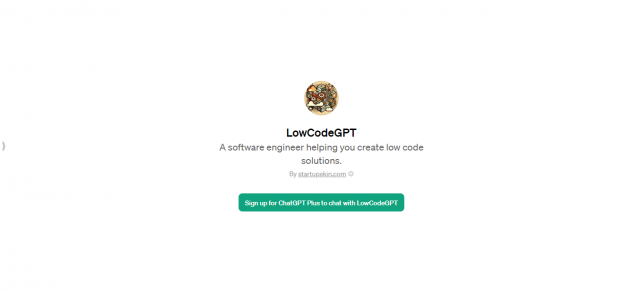 LowCodeGPT