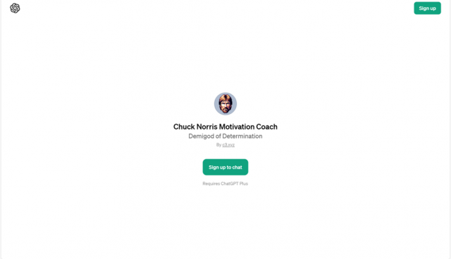 Chuck Norris Motivation Coach