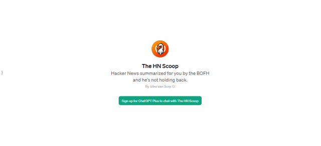 The HN Scoop