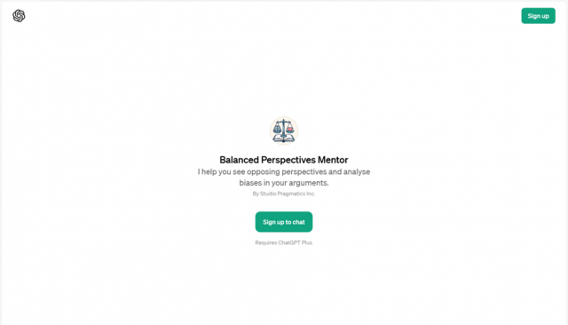 Balanced Perspectives Mentor