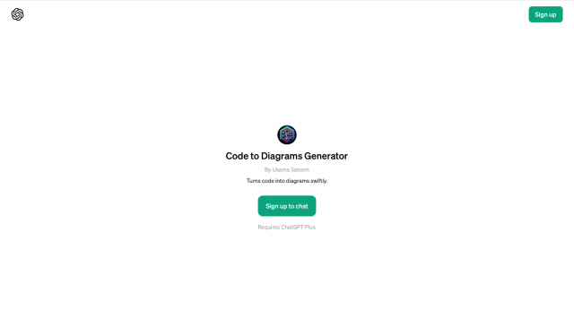 Code to Diagrams Generator