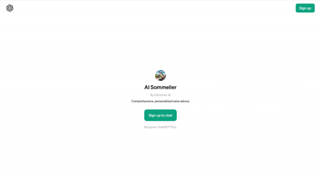 AI Sommelier