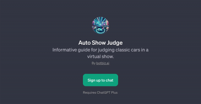 Auto Show Judge