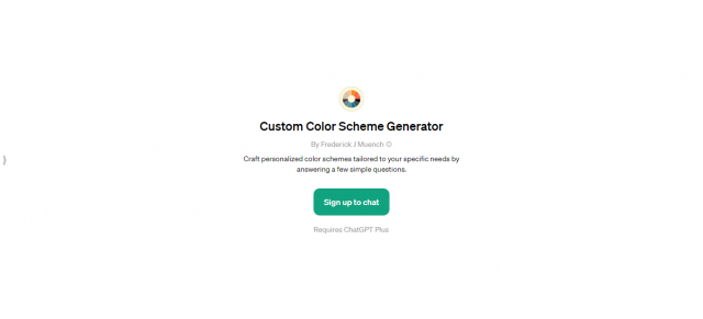 Custom Color Scheme Generator