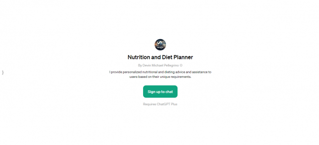 Nutrition and Diet Planning Agent