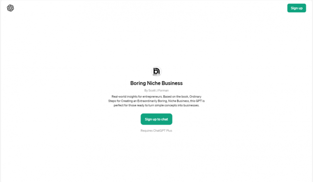 Boring Niche Business