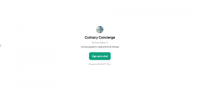 Culinary Concierge