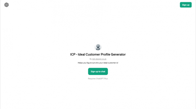 ICP - Ideal Customer Profile Generator