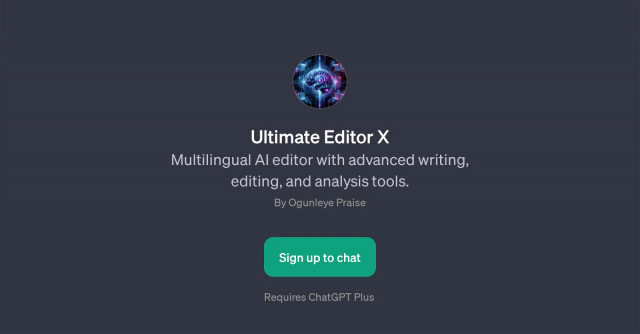 Ultimate Editor X