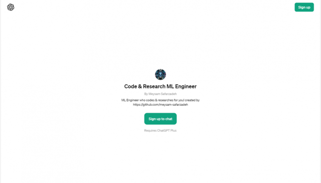 Code & Research ML Engineer