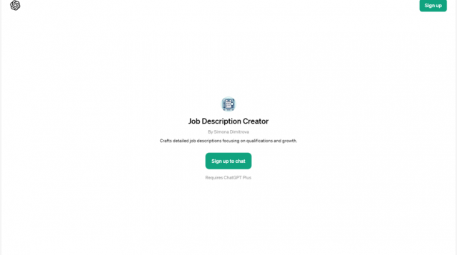 Job Description Creator 2