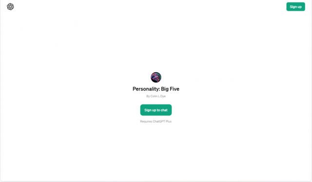 Personality: Big Five