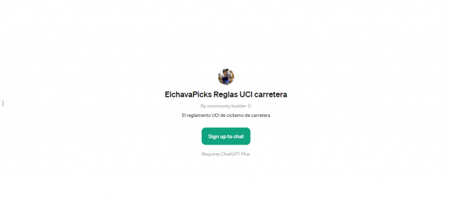 ElchavaPicks Reglas UCI carretera