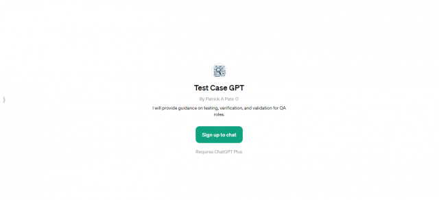 Test Case GPT