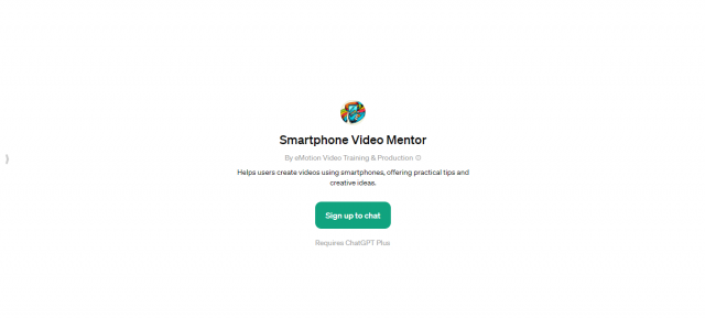 Smartphone Video Mentor