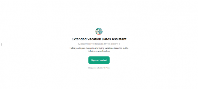 Extended Vacation Dates Assistant