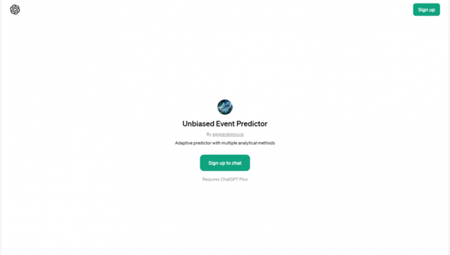 Unbiased Event Predictor