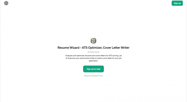 Resume Wizard - ATS Optimizer, Cover Letter Writer