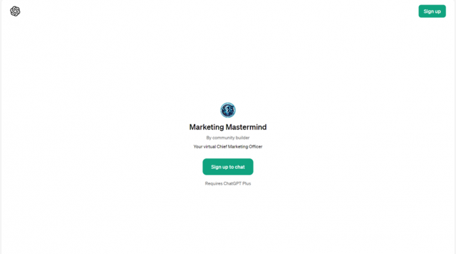 Marketing Mastermind