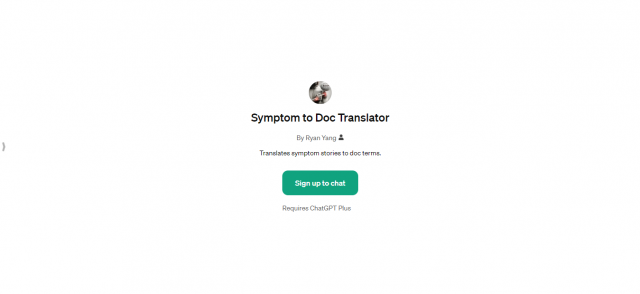 Symptom to Doc Translator