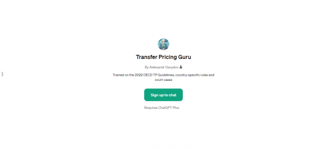 Transfer Pricing Guru