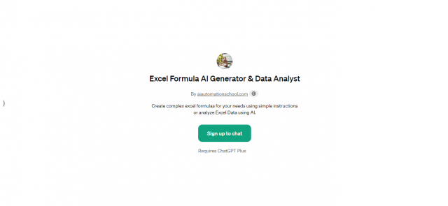 Excel Formula AI Generator & Data Analyst