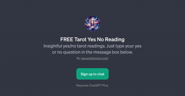 FREE Tarot Yes No Reading GPT