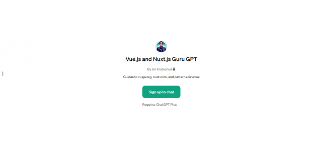 Vue.js and Nuxt.js Guru GPT