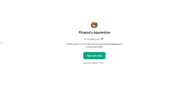 Picasso's Apprentice