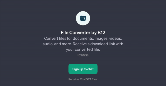 File Converter by B12