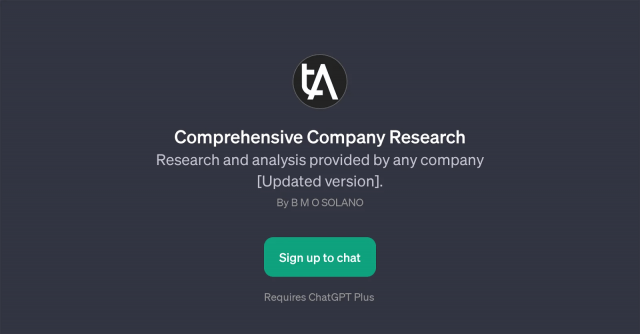 Comprehensive Company Research