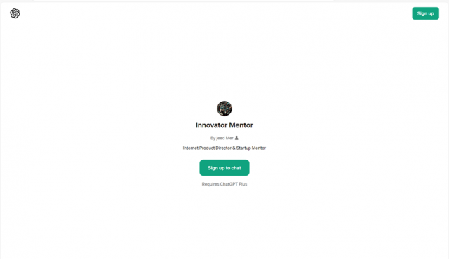 Innovator Mentor