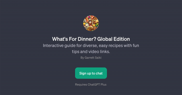 What's For Dinner? Global Edition