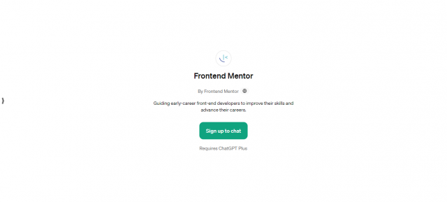 Frontend Mentor