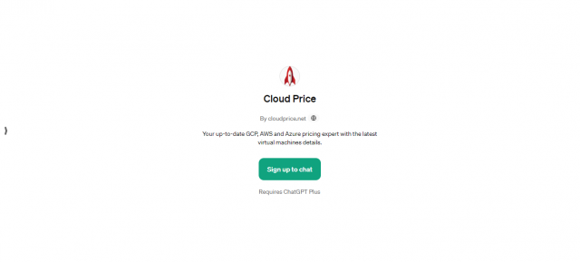 Cloud Price GPT