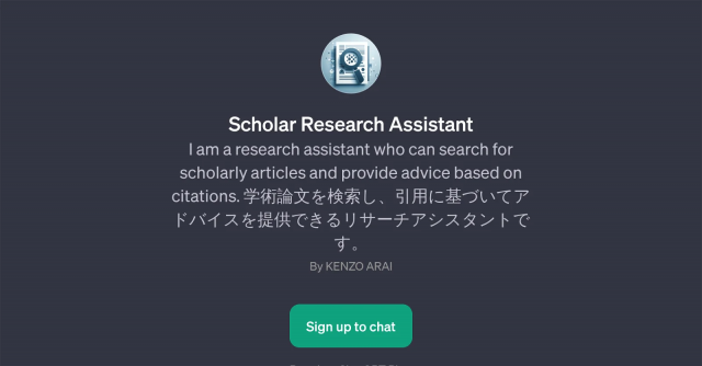 Scholar Research Assistant