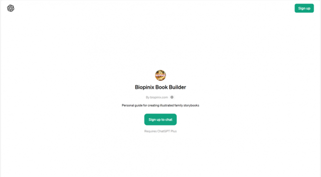 Biopinix Book Builder