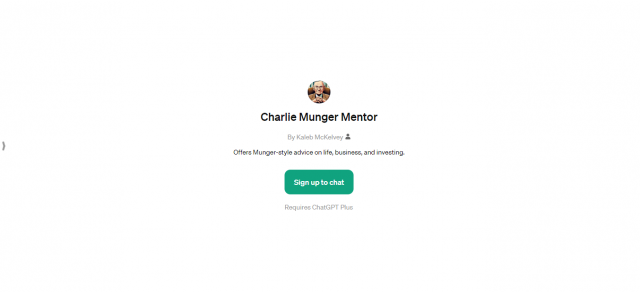 Charlie Munger Mentor