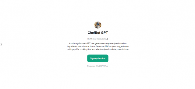 ChefBot GPT