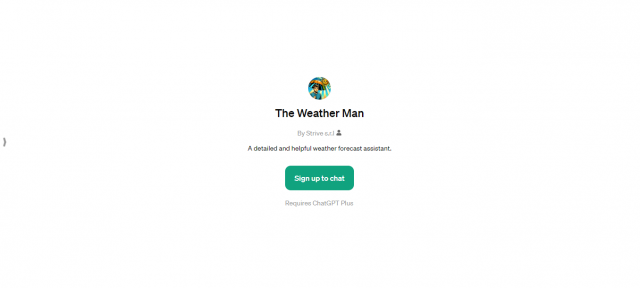 The Weather Man