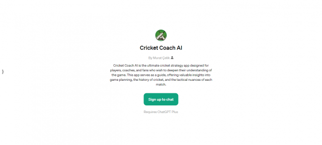 Cricket Coach AI