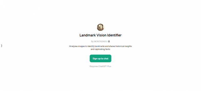 Landmark Vision Identifier