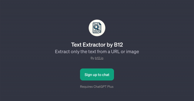 Text Extractor by B12