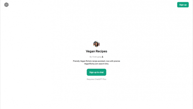 Vegan Richa Recipes GPT