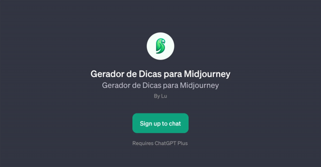 Gerador de Dicas para Midjourney