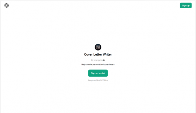 Cover Letter Writer