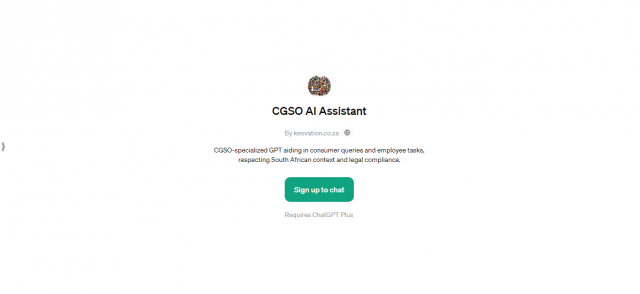 CGSO AI Assistant