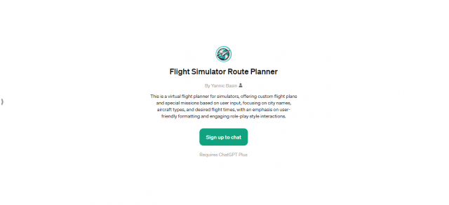 Flight Simulator Route Planner